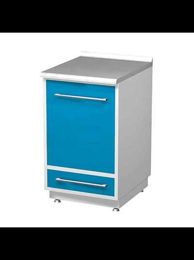 Тумба металлическая AR-03 со встроенным холодильником