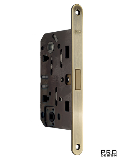 Магнитный сантехнический замок AGB Mediana Polaris WC под завертку Античная бронза