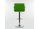 Полубарный стул N-69 Kruger Arm BR зеленая экокожа