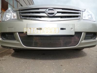 Защита радиатора Nissan Almera 2013 - black