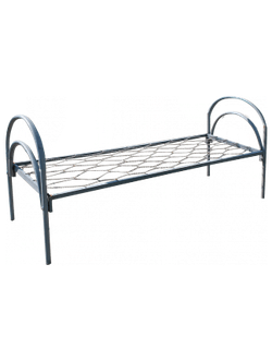 Кровать односпальная 1900*700 металлическая ДСП спинка