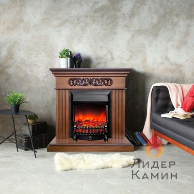 Электрокамин Кари LO с очагом Fobos