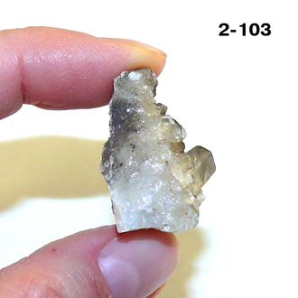 Раухтопаз натуральный (микро-друза) Казахстан №2-103: 10,2г - 28*27*15мм