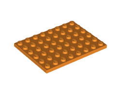 Plate 6 x 8, Orange (3036 / 6226369 / 6424454)