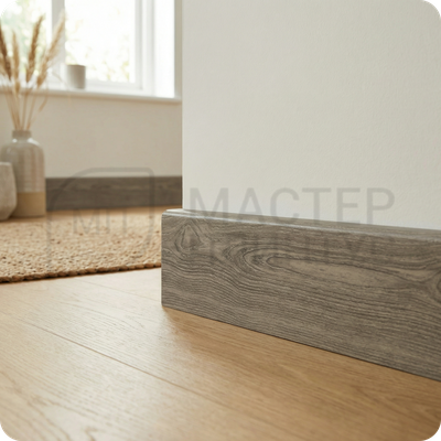 Плинтус из вспененного ПВХ Rico Concept 80мм 2,2м. 80106 Дуб фисташковый