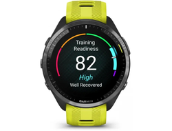 Garmin Forerunner 965 Carbon Gray Titanium Bezel with Black Case and Amp Yell/Black Band (010-02809-02 / 010-02809-12)
