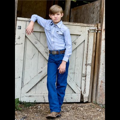 Джинсы 13MWZ BOY'S WRANGLER® Cowboy Cut® оригинальный стираные