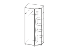 Спальня ГРЕЙС - ШК-5017 Шкаф для одежды и белья