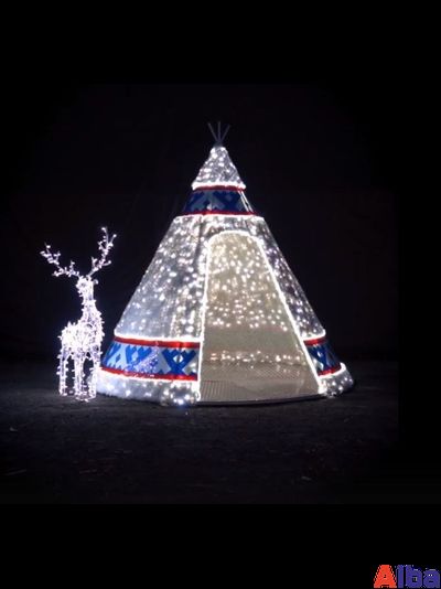 Световая фигура Чум