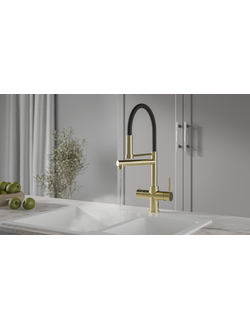 Система мгновенного кипячения воды 4в1 AQUAHOT ROME LG (светлое золото)