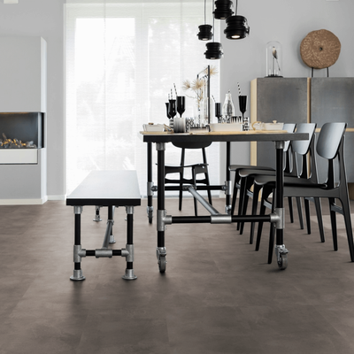 Биополы Wineo PURLINE 1000 Городской Дымчато-Серый PLC318R в интерьере кухни