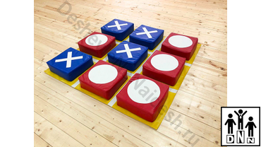 Развивающий мягкий модуль «Крестики-нолики»