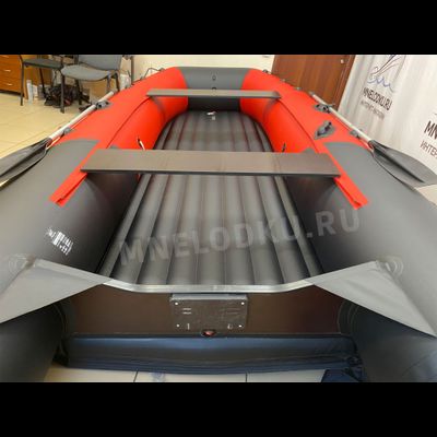 Моторная лодка Таймень RX 4300 НДНД красный/черный