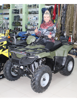 Квадроцикл "ATV 200" (IRBIS) 180см3, АКПП, зеленый