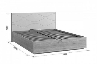 Кровать ЗАРА  ЛЮКС  1,4/1,6 с подъемным механизмом