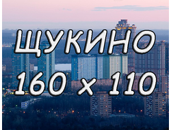 Размещение модуля размером: 160х110