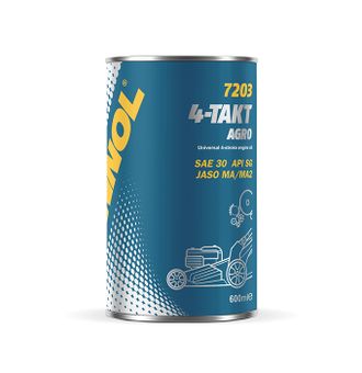 Моторное масло MANNOL 4-Takt Agro SAE 30 MN7203-06ME 0,6L (Минеральное)