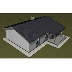 Одноэтажный дом с тремя спальнями 99м² (S87)