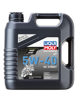 Масло моторное Liqui Moly Motorbike 4T 5W-40 HC Street (HC-синтетическое) - 4 Л (20751)