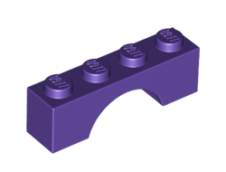 Arch 1 x 4, Dark Purple (3659 / 4656482 / 6112854)