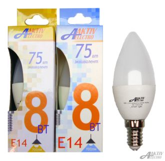 ЛАМПА СВЕТОДИОДНАЯ LED-Regular свеча 8Вт Е14