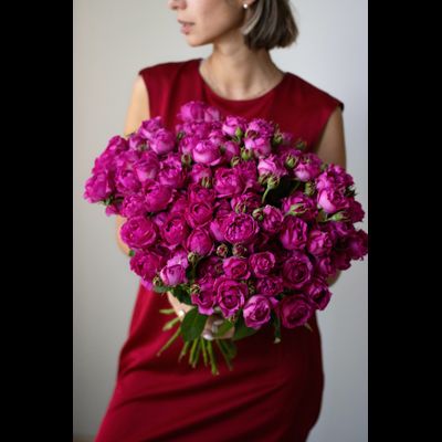 Букет 55 на день влюбленных