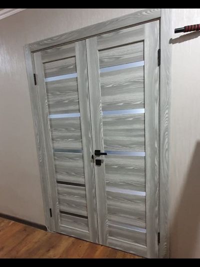 VFD. LINE 1. GREY/ WHITE GLOSS. СЕРЫЙ ДУБ/ САТИНАТ