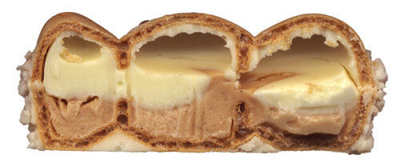 Бисквит Kinder Happy Hippo Hazelnut с фундучным кремом