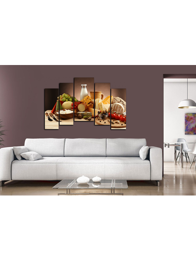 Модульная картина "Сытное ассорти"