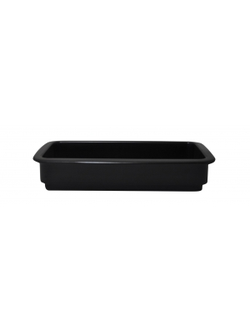 Гастроёмкость фарфоровая 1/3-65, цвет чёрный