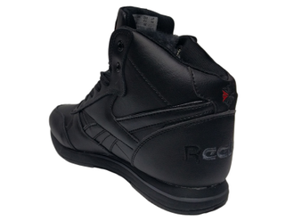 Кроссовки Reebok Classic Mid черные зимние с мехом