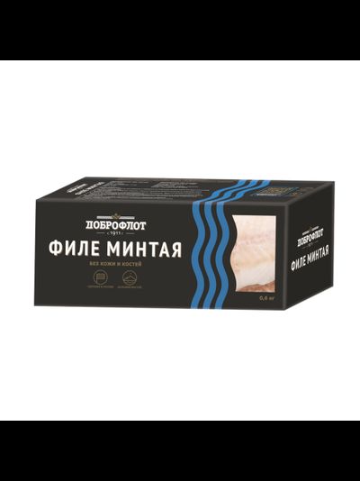 МИНТАЙ ФИЛЕ Дальневосточный. Фасовка 0,6 кг.