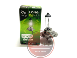 лампа галогеновая 12V H7 55W PX26d CLEARLIGHT Long Life MLH7LL
