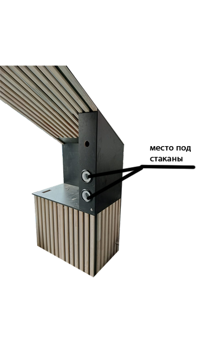 (СТСМ0300) Стойка самообслуживания для кофейни (угловая) цена по запросу