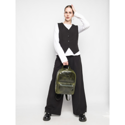 Женский кожаный рюкзак Albiate dark green (арт. 
3103-11)