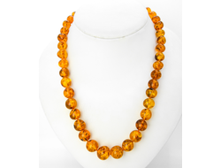 Бусы "Мятый шар"