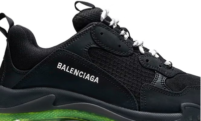 Balenciaga Triple S Black Yellow Fluo