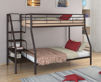Двухъярусная кровать с боковой лестницей Толедо - 1 (цвета в ассортименте)
