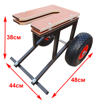 Тележки для перевозки и хранения подвесных лодочных моторов и лодок ПВХ
