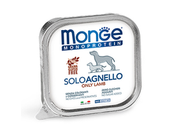 Паштет для собак Monge Dog Monoproteico Solo из ягненка 150 грамм