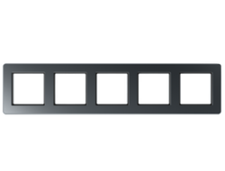 Jung AF585BFANM рамка 5 постов, цвет матовый антрацит