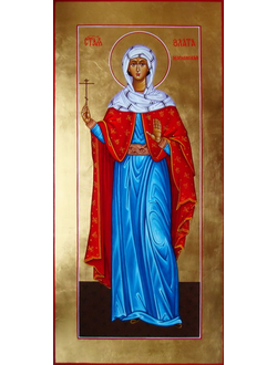 Злата (Хриса, Хрисия) Могленская, Святая великомученица. Рукописная мерная икона.