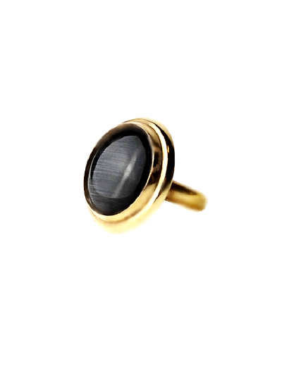 Кольцо-пуговка с кабошоном  ZHUKI Collection