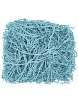 Наполнитель бумажный волнистый Премиум (светло-голубой), 50г
