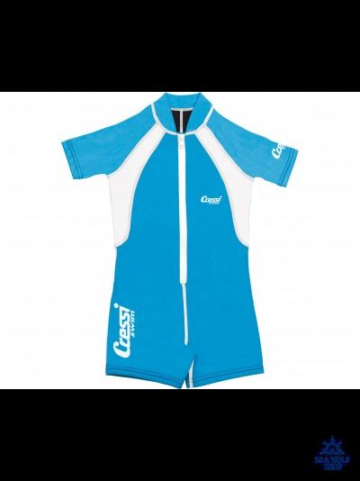Гидрокостюм Лайкра Cressi детский CAICOS голубой 4-6 лет р.L