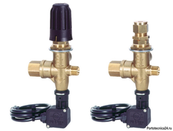 Регулятор давления VB 8 с микровыключателем, 250bar, 30л/мин, подключение 3/8внеш-3/8внут, bypass 3/8внут РА