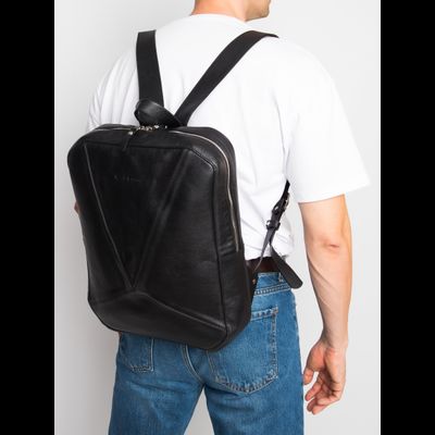 Кожаный рюкзак Lanciano Premium black (арт. 3066-51)