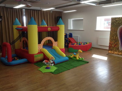 Надувной батут «Мини замок 4 в 1»