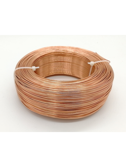 Проволока алюминиевая, 1 мм 10 м,  цвет медный