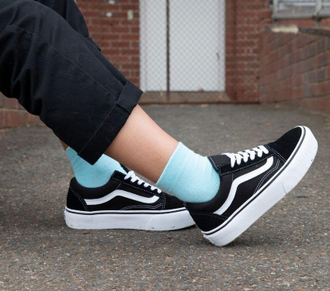 Кеды Vans Old Skool Platform Black/White